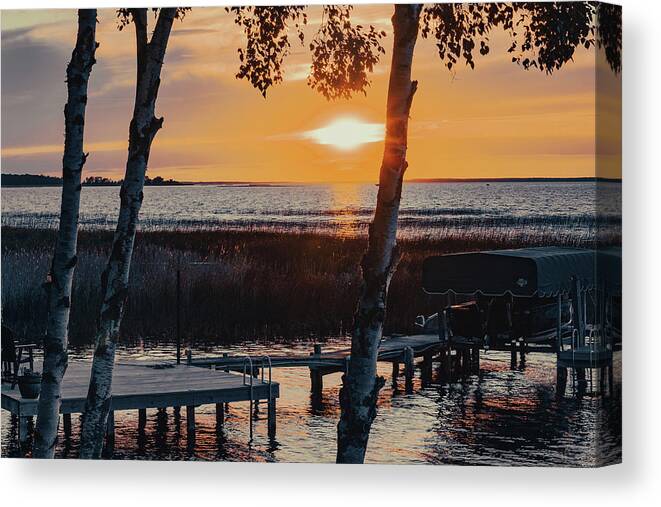 Summer Canvas Print featuring the photograph Summer Sunsets by Pablo Saccinto