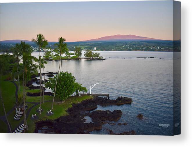 Garyfrichards Canvas Print featuring the photograph Sunrise On Hawaii Big Island by Gary F Richards