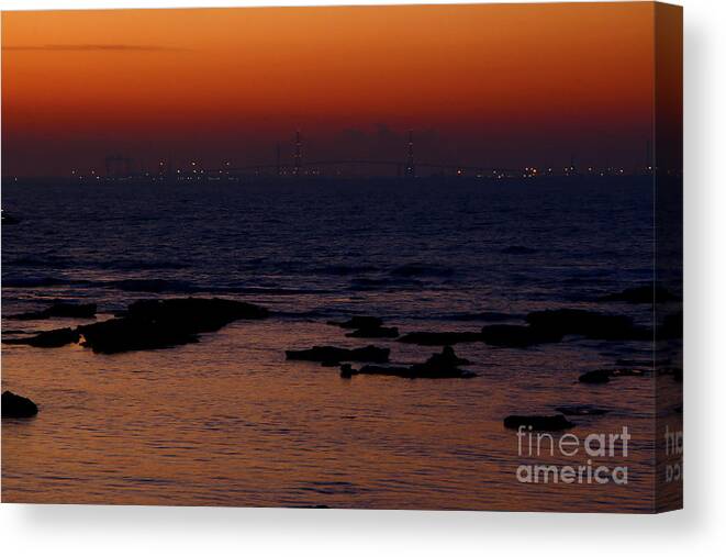 Sol Canvas Print featuring the photograph Sunset Afterglow over la Pepa by fototaker Tony