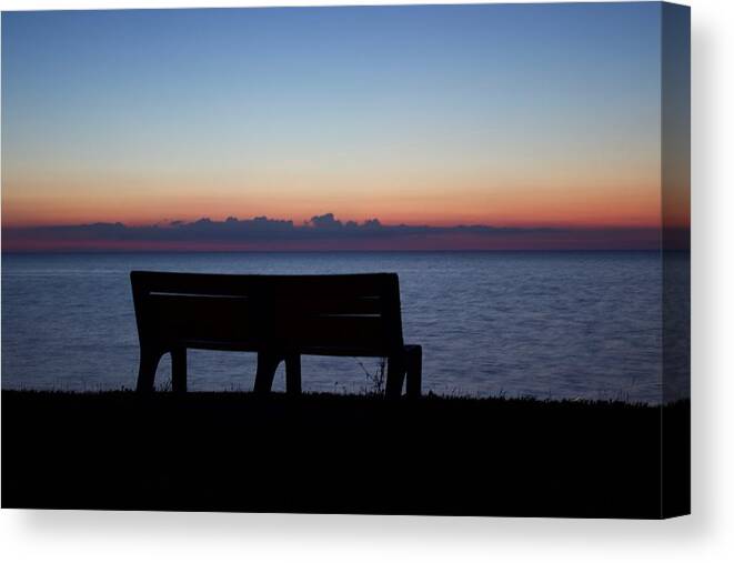 Sunset Canvas Print featuring the photograph Sunset at the Park by Yvonne M Smith