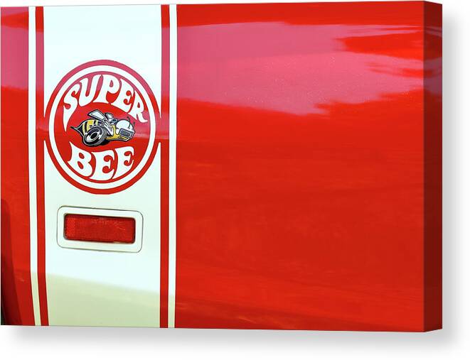 Super Bee Canvas Print featuring the photograph Super Bee by Lens Art Photography By Larry Trager