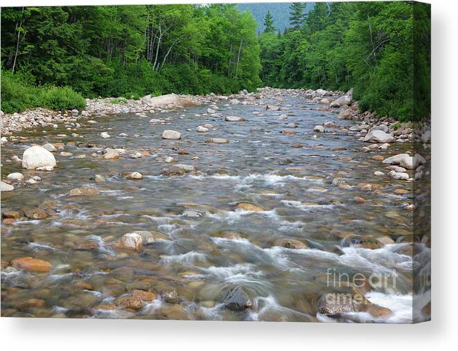 Albany Canvas Print featuring the photograph Swift River - Kancamagus Highway, New Hampshire by Erin Paul Donovan