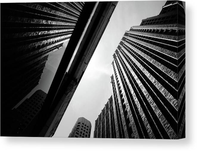 Street Photography Canvas Print featuring the photograph Take my place by J C