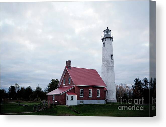 Tawas Canvas Print featuring the photograph Tawas Point Lighthouse IV by Rich S