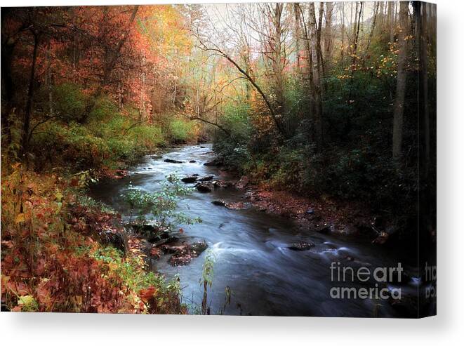River Canvas Print featuring the photograph Tellico Lullabye by Rick Lipscomb