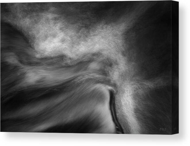 Black And White Canvas Print featuring the photograph Ten Mile River IX BW by David Gordon