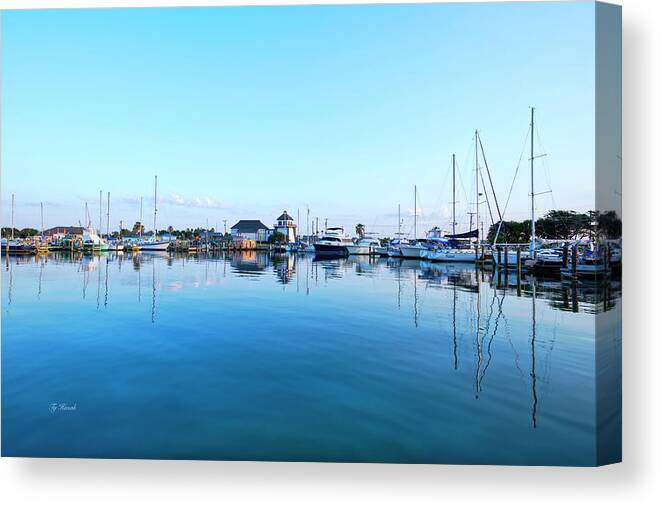 Harbor Canvas Print featuring the photograph Texas Maritime Museum by Ty Husak