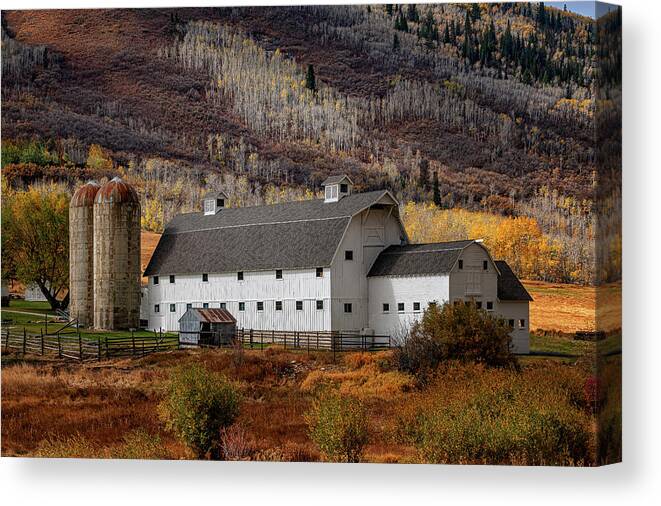 Barn Canvas Print featuring the photograph That Barn by Dave Koch