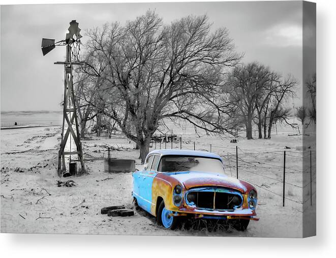 Rural Landscape Canvas Print featuring the photograph That Was Yesterday by Terry Walsh