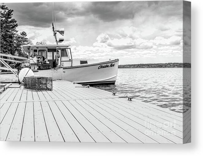 Anchor Canvas Print featuring the photograph The Christina Marie by Elizabeth Dow