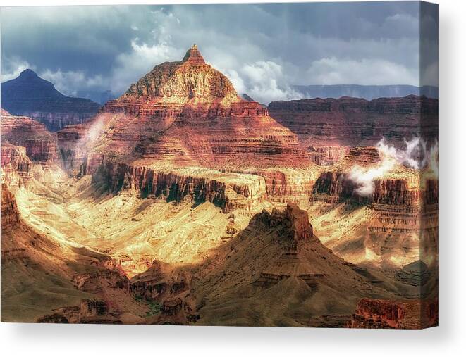 Colorado River Canvas Print featuring the photograph The Clearing Storm by Rick Furmanek