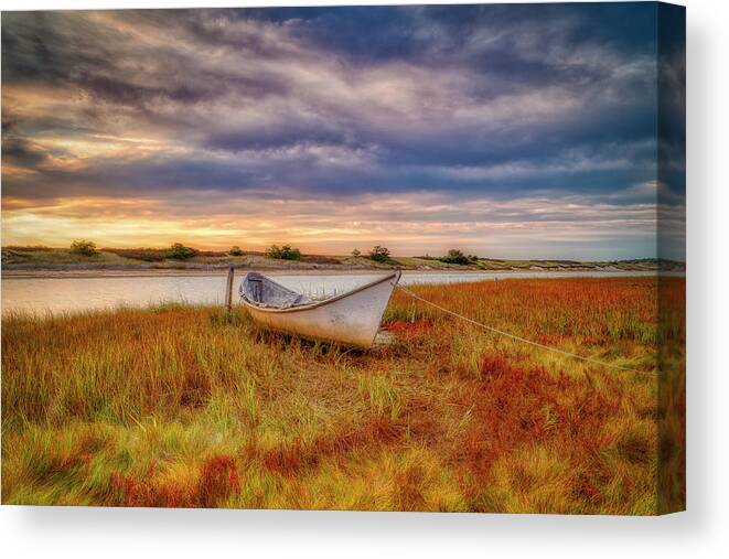 Dory Canvas Print featuring the photograph The Dory by Penny Polakoff