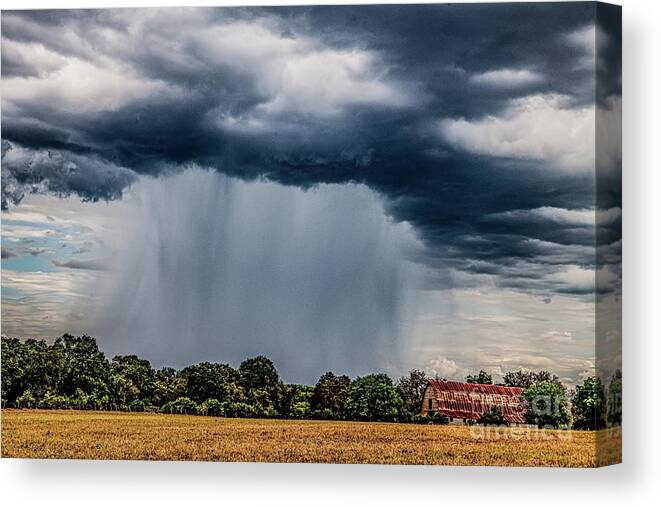  Canvas Print featuring the photograph The Downfall by Michael Tidwell