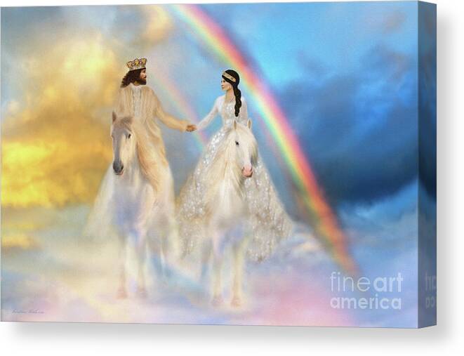 King Canvas Print featuring the digital art The Eternal Promise by Constance Woods