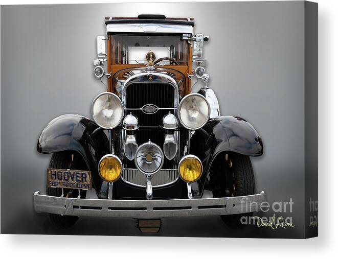 California Canvas Print featuring the photograph The Face of an Oldsmobile Woody Wagon by David Levin
