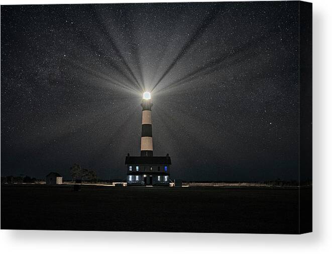 North Carolina Canvas Print featuring the photograph The Light Above by Robert Fawcett
