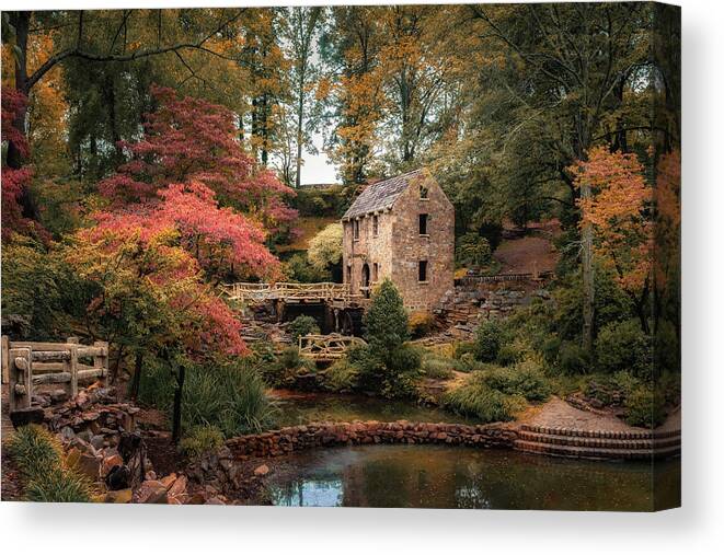 The Old Mill Canvas Print featuring the photograph The Old Mill by James Barber