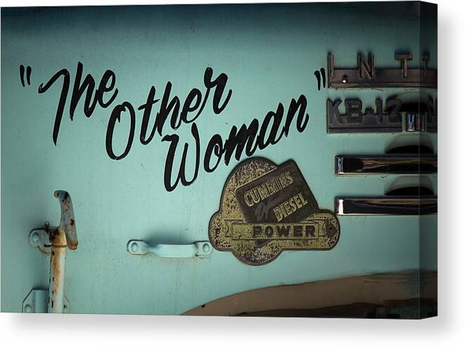 Truck Canvas Print featuring the photograph The Other Woman by Teresa Wilson