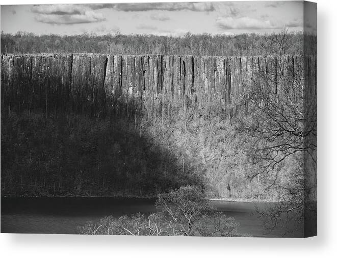 Hudson River Canvas Print featuring the photograph The Palisades by Kevin Suttlehan