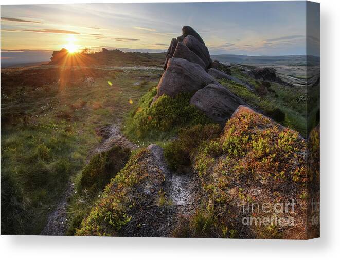 Sky Canvas Print featuring the photograph The Roaches 11.0 by Yhun Suarez