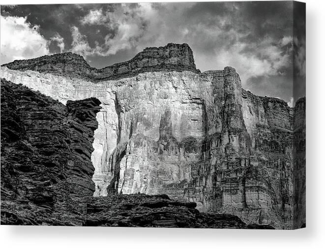 Grand Canyon Canvas Print featuring the photograph The View From Below I by Larey McDaniel
