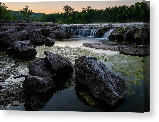 Dfw Canvas Print featuring the photograph The Watering Hole by Michael Scott