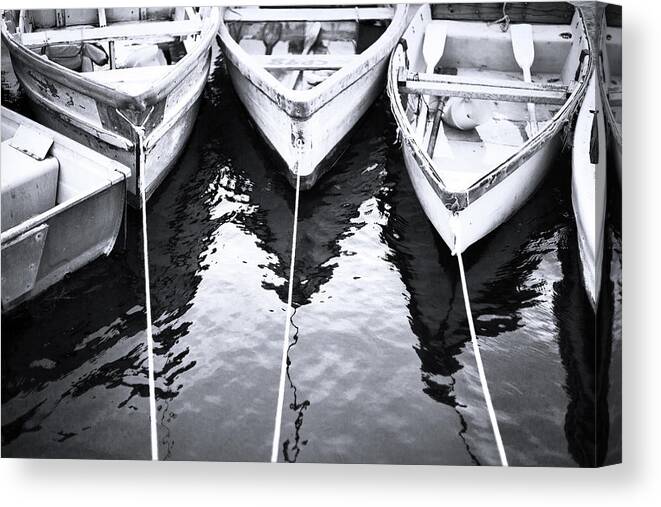 Cape Porpoise Canvas Print featuring the photograph Tied Up In Cape Porpoise by Eric Gendron