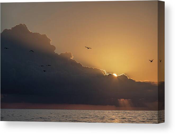 Beach Canvas Print featuring the photograph Till Tomorrow by Peter Tellone