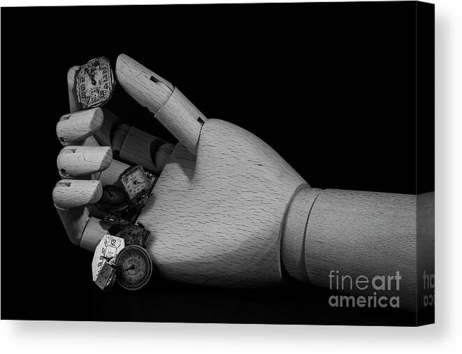 Watch Canvas Print featuring the photograph Time on My Hands by Holly Ross