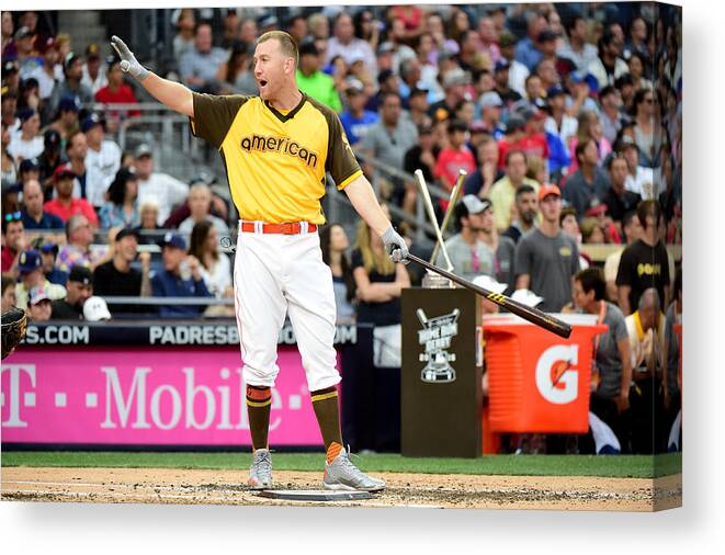 People Canvas Print featuring the photograph Todd Frazier by Harry How