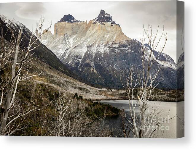 Patagonia Canvas Print featuring the photograph Torres del Paine by Erin Marie Davis