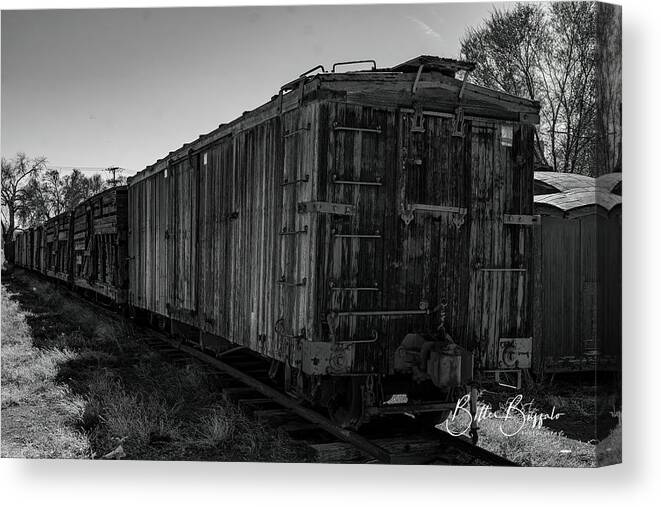  Canvas Print featuring the photograph Train by Bitter Buffalo Photography