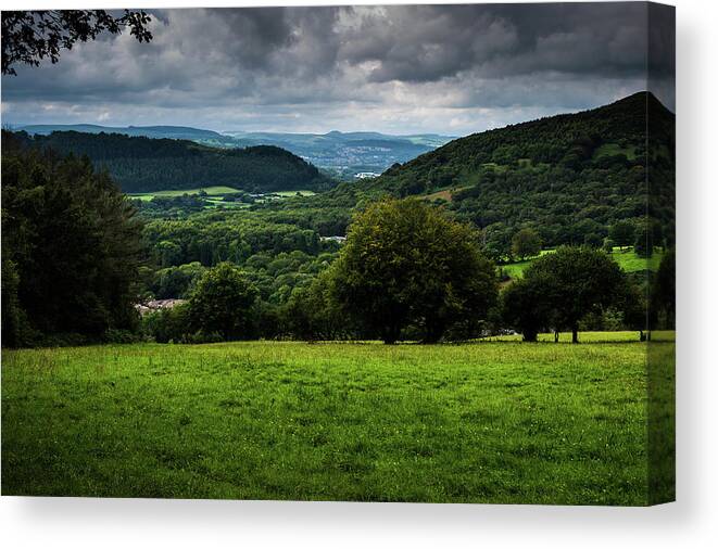 Wales Canvas Print featuring the photograph Treforest Ahead by Gavin Lewis