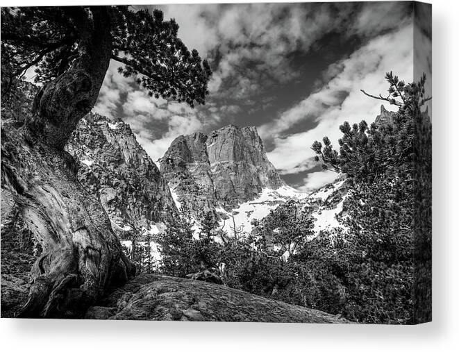 Twisted Mountain Frame Canvas Print featuring the photograph Twisted Mountain Frame by Dan Sproul