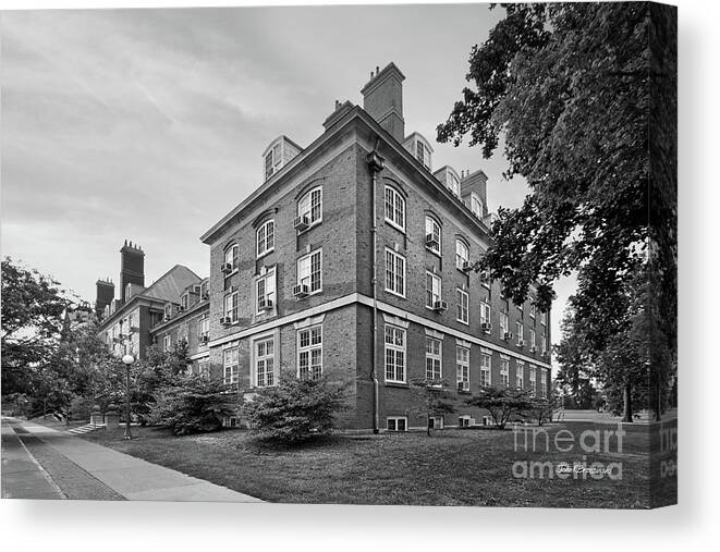 University Of Illinois Canvas Print featuring the photograph University of Illinois Classic Collegiate Architecture by University Icons