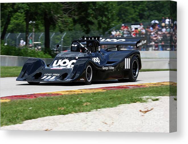 Can-am Canvas Print featuring the photograph UOP Shadow DN4 version by Pete Klinger