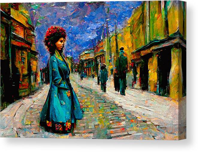 Vincent Van Gogh Canvas Print featuring the digital art Van Gogh #8 by Craig Boehman