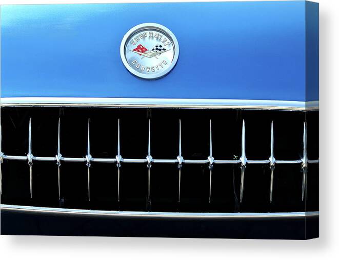 Corvette Canvas Print featuring the photograph Vette by Lens Art Photography By Larry Trager