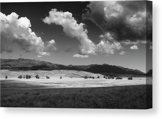 San Diego Canvas Print featuring the photograph Warner Springs Open Space Under Clouds by William Dunigan