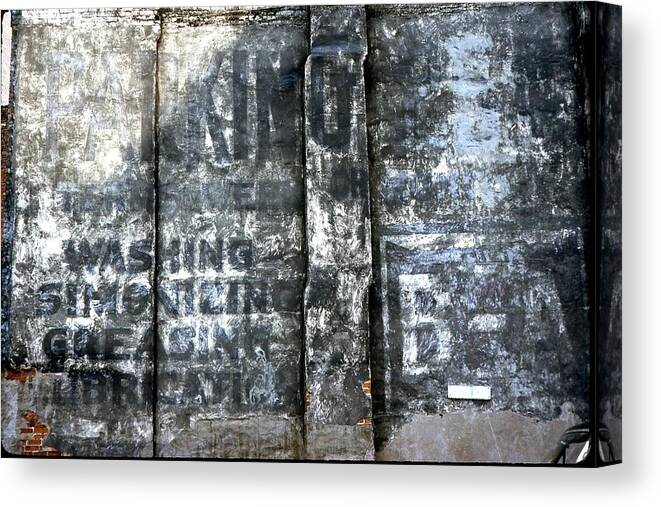 Urban Landscape Canvas Print featuring the photograph Washing by Richard Stanford