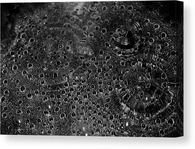 Water Canvas Print featuring the photograph Water Beginning To Boil by Kathy K McClellan