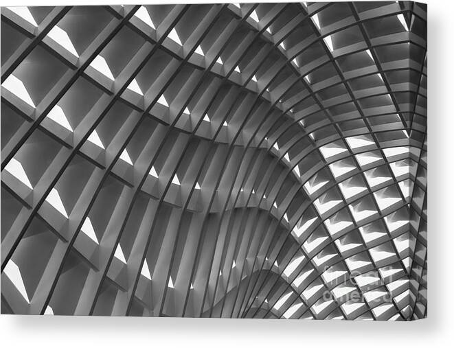 Metallic Canvas Print featuring the photograph Wave by Iryna Liveoak