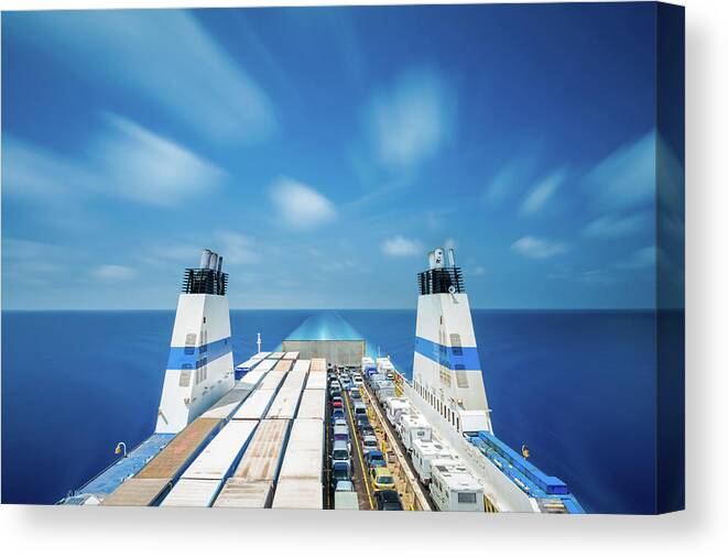 Aboard Canvas Print featuring the photograph Welcome on board by Mirko Chessari