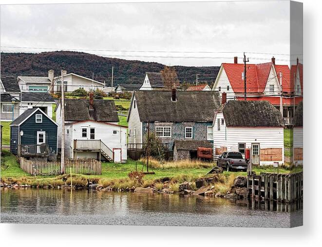 Cheticamp Canvas Print featuring the photograph Welcome To The Village Of Cheticamp - 2 by Hany J