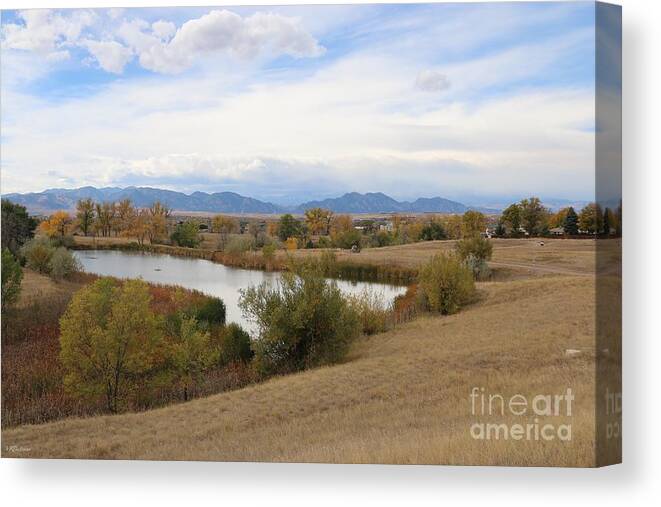 Westminster Canvas Print featuring the photograph Westminster Colorado by Veronica Batterson
