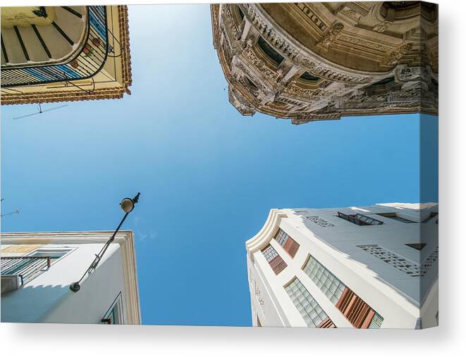 Cuba Canvas Print featuring the photograph When you see the sky from Old Habana, Cuba by Lie Yim