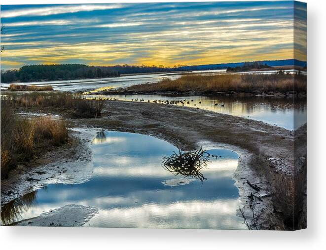 River Canvas Print featuring the photograph Where the River Bends by Addison Likins