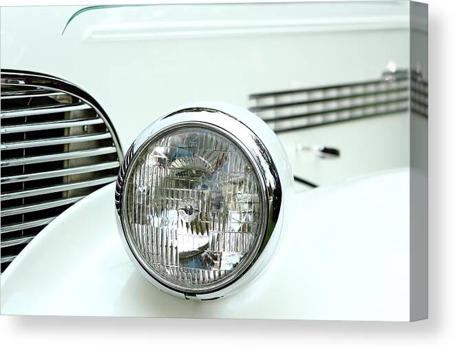 Chevy Canvas Print featuring the photograph White by Lens Art Photography By Larry Trager