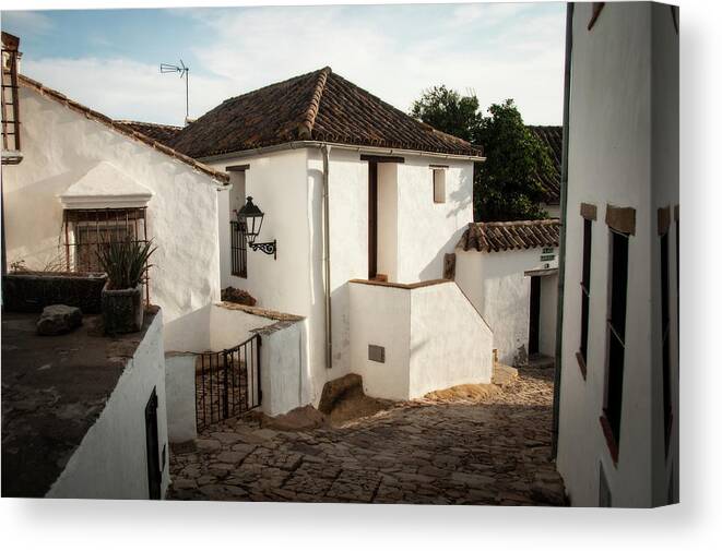 Spain Canvas Print featuring the photograph White washed village of Andalucia by Naomi Maya