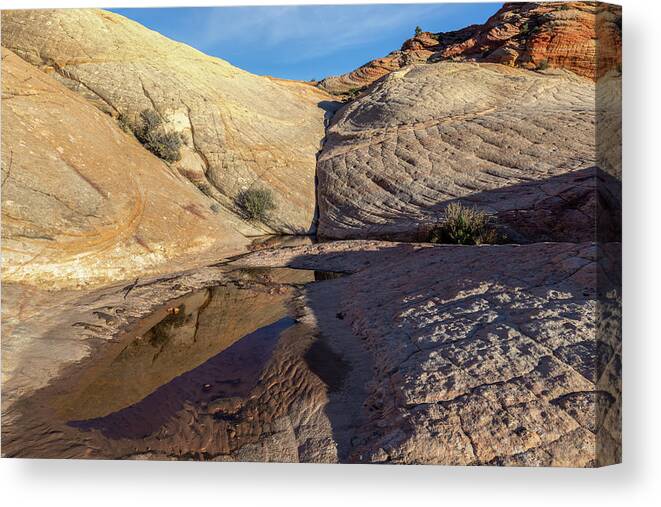 Utah Canvas Print featuring the photograph Wilderness Reflection by James Marvin Phelps